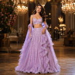Sky Blue Style Bollywood Inspired Lehanga